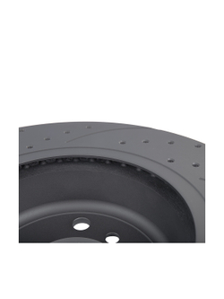 Диск тормозной передний перфорированный PRO-LINE с покрытием комплект BMW 5 F10/F11/F18 GANZ GIJ06077S