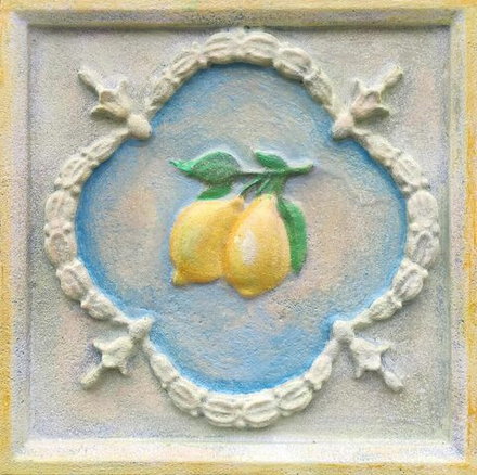 Декор №3 "Лимоны в рамке"