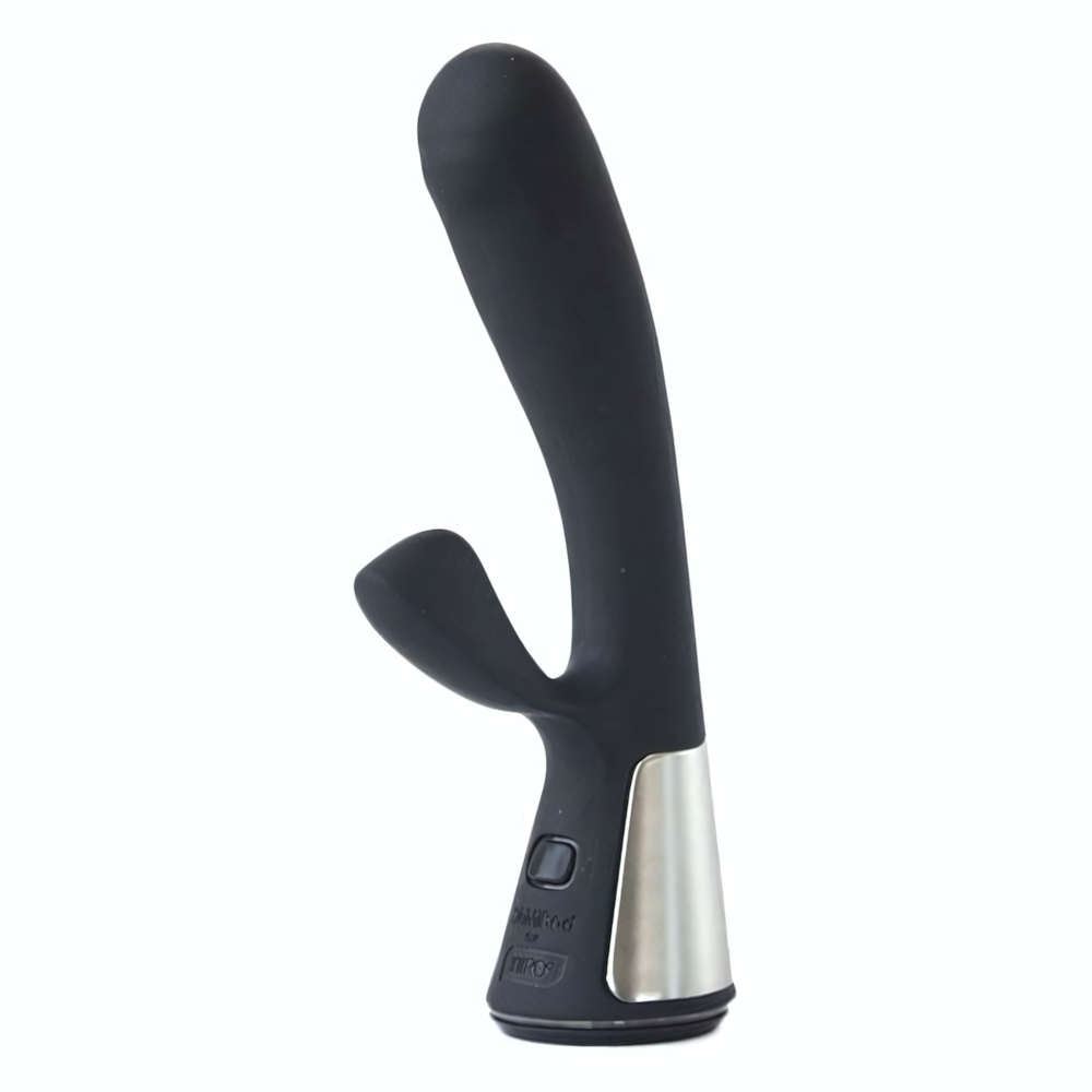 Чёрный интерактивный вибратор Kiiroo Ohmibod Fuse - 18 см. (Цвет: черный)