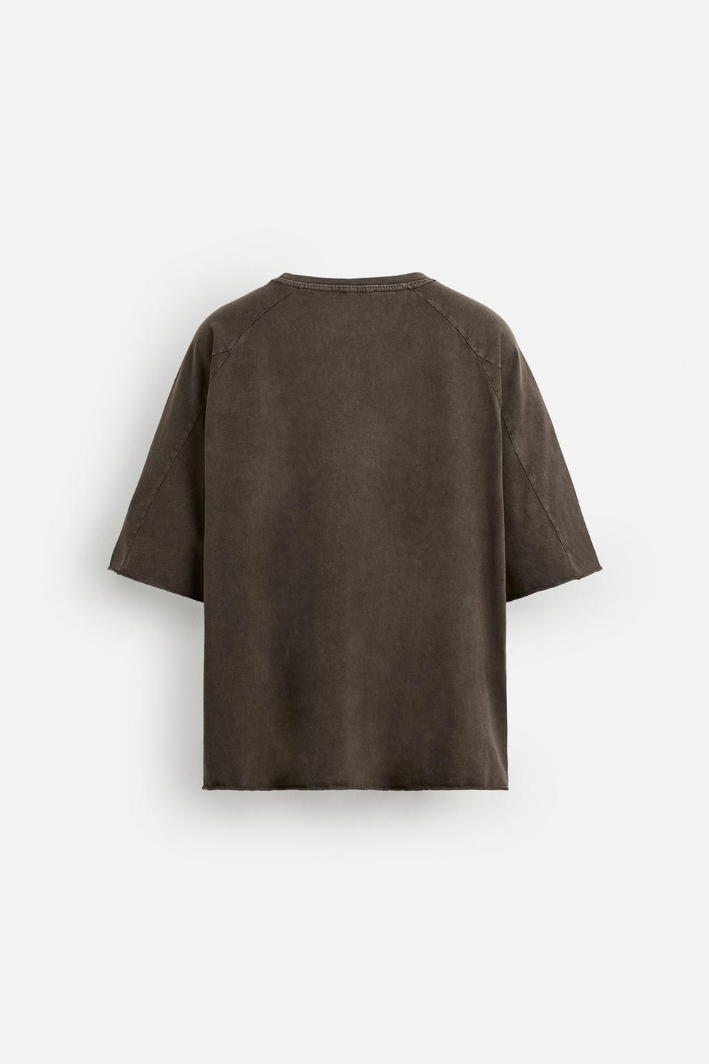 Футболка relaxed fit из ткани с эффектом потертости