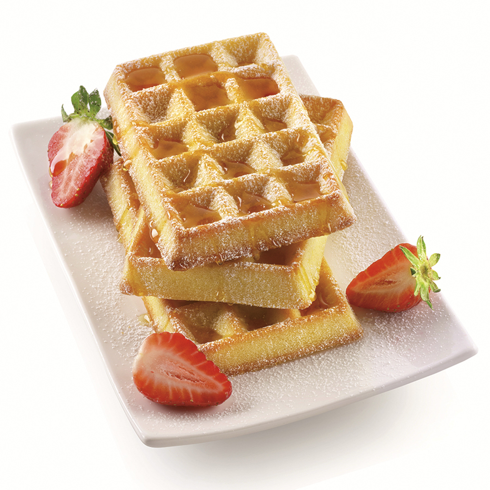 Форма для приготовления вафель waffel classic силиконовая красная