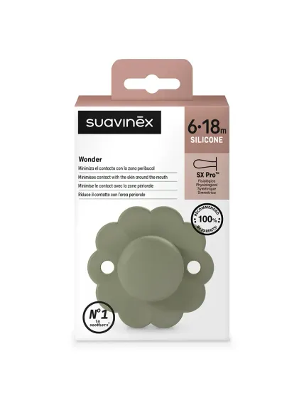 Пустышка Suavinex полипропилен ортодонтическая