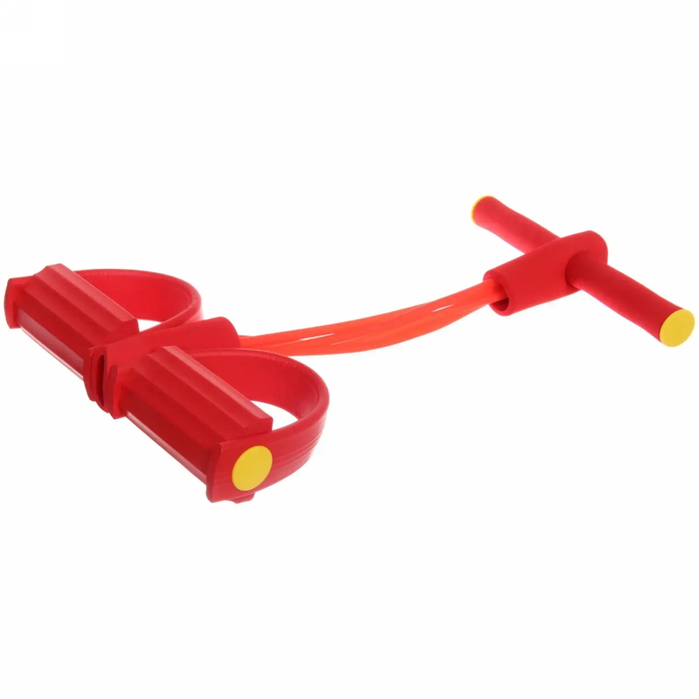 Эспандер универсальный с упорами для ног «Fitness» 45*25 см (нагрузка 18 кг), красный