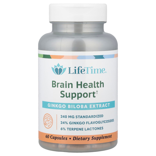 LifeTime Vitamins, Поддержка здоровья мозга, 60 капсул