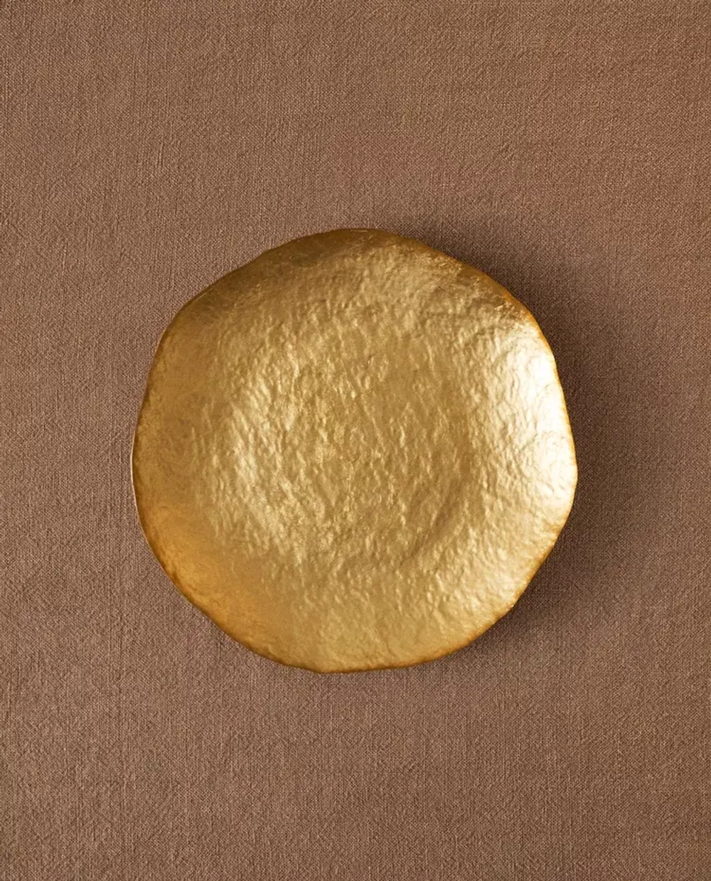 ZARA HOME ДЕСЕРТНАЯ ТАРЕЛКА Из ЗОЛОТИСТОГО СТЕКЛА, ЗОЛОТОЙ