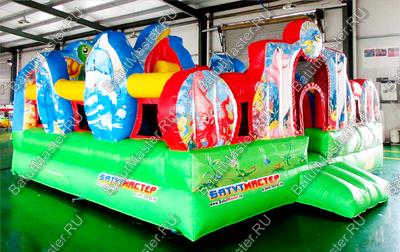 Коммерческий надувной батут "Царство морских зверей", 5*5*2.8 м