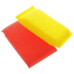 Губка в пластиковой оплетке для тефлоновой посуды и стеклокерамики 2 шт