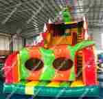 Батут-горка "Дракон 3" с шипами, 11*6*8,5 м