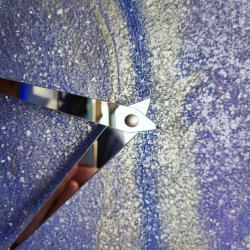 Часы настенные ручной работы из эпоксидной смолы, диаметр 40 см, подарок, декор