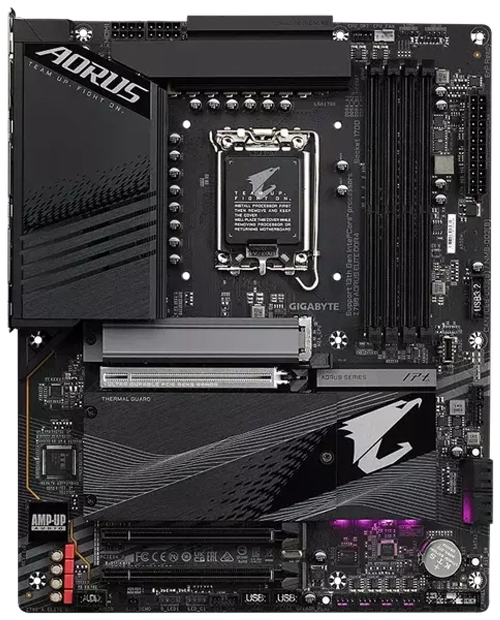 Материнская плата Gigabyte Z790 AORUS ELITE DDR4, Socket 1700, Intel®Z790, ATX, RTL