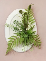 Панно на стену для интерьера цветами 45*31 см