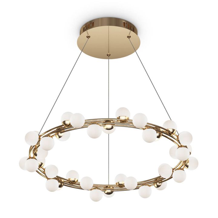 Подвесная светодиодная люстра Maytoni Tessara MOD081PL-L50G3K