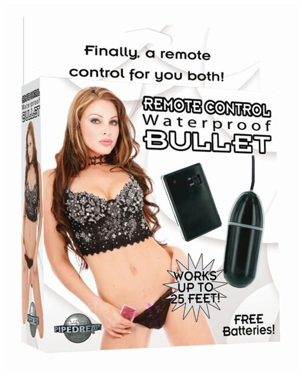 Вибропуля на пульте управления Waterproof Remote Control Bullet (Цвет: черный)