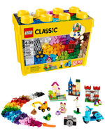 Конструктор Лего Классик Большая коробка творческих кирпичиков 10698 | LEGO Classic Creative Brick Box 790 деталей 4+