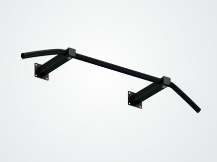 Турник настенный с малым выносом Слим 1 цв. белый Черный (матовый)