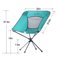 КРЕСЛО KINGCAMP 3951 ROTATION PACKLIGHT CHAIR