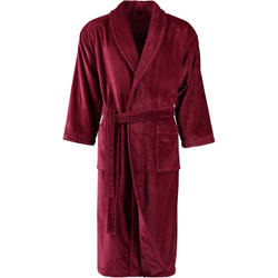Элитный халат махрово-велюровый Feeling burgundy от Vossen Австрия