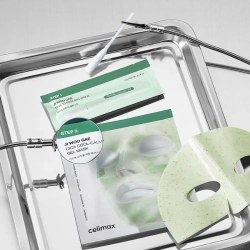 Celimax Ji Woo Gae Cica PHA Peel 2-Step Gel Mask двухэтапный уход: пилинг с PHA-кислотой и гидрогелевая маска с центеллой