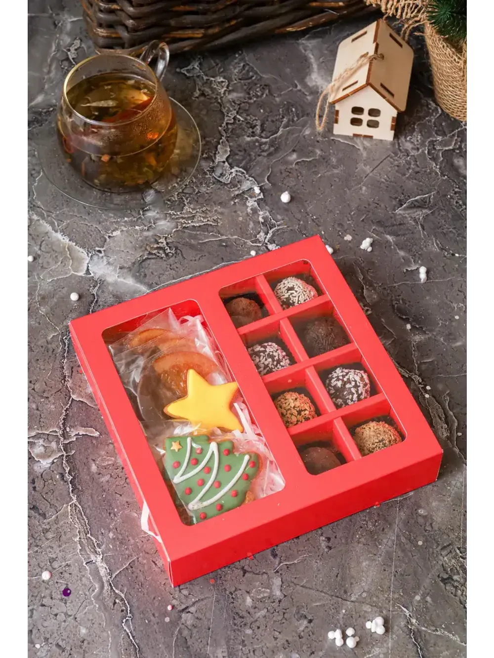 Новогодний подарочный набор конфет