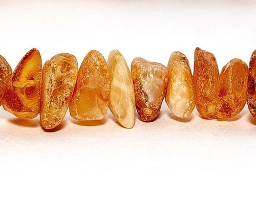 Бусы из целебного природного калининградского янтаря, длина 50 см