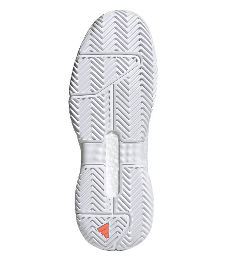Мужские кроссовки теннисные Adidas Solematch Control 2 M - cloud white/core black/lucid orange