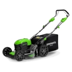 Газонокосилка аккумуляторная Greenworks GD40LM46SP 40В (1 x 4 Ач, ЗУ) нож 46 см, 2506807UB