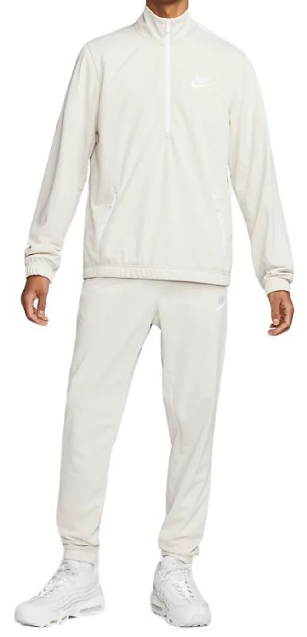 Мужской теннисный костюм Nike Sportswear Sport Essentials Track Suit - light orewood/white
