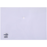 Папка-конверт на кнопке DELI "Aurora", А4, 0,16 мм, прозрачная