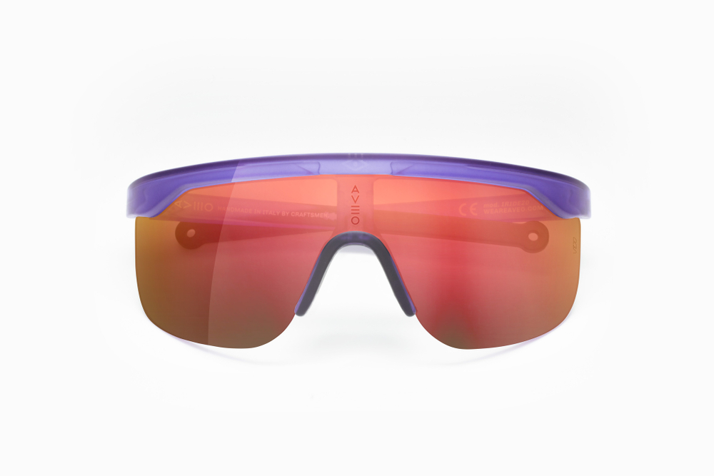 Спортивные очки AVEO Iride / Fade Purple / Red Mirror Lens