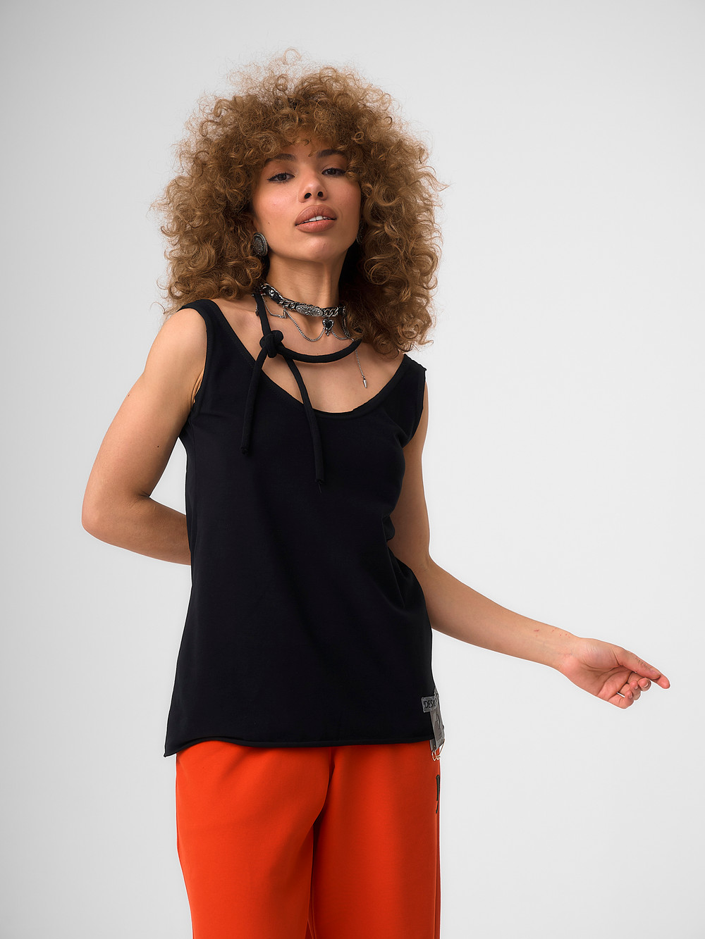 Майка опен 2 черный