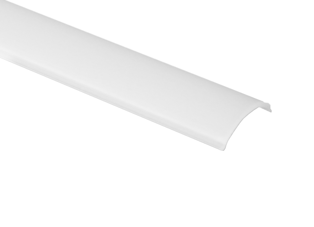 Полукруглый матовый рассеиватель для профиля DN18503,  2005мм., Серия:DN8ALE