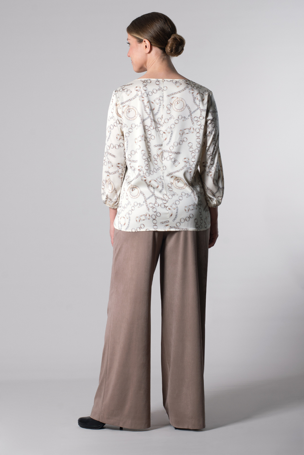 Блузка женская 3246ЛПА, цепи #110Це093246ЛП