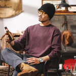 Мужская футболка с текстурой бамбука, с длинным рукавом, весна-осень.Оптом и в розницу