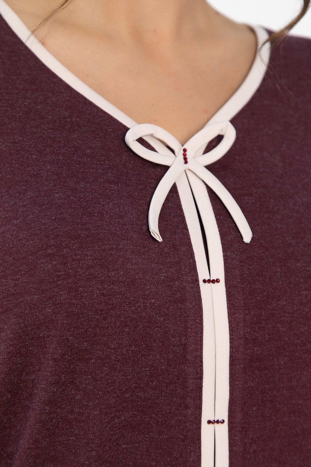 Блуза трикотажная Вишенка (ягодная) Б14258-18М LT Collection