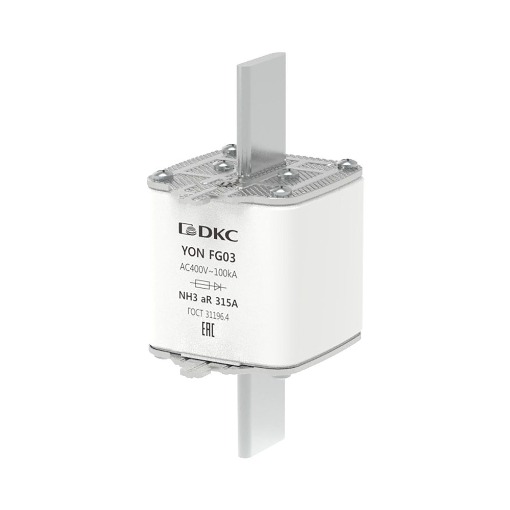 Предохранитель YON ножевого типа FG3 315А 400V характеристика aR