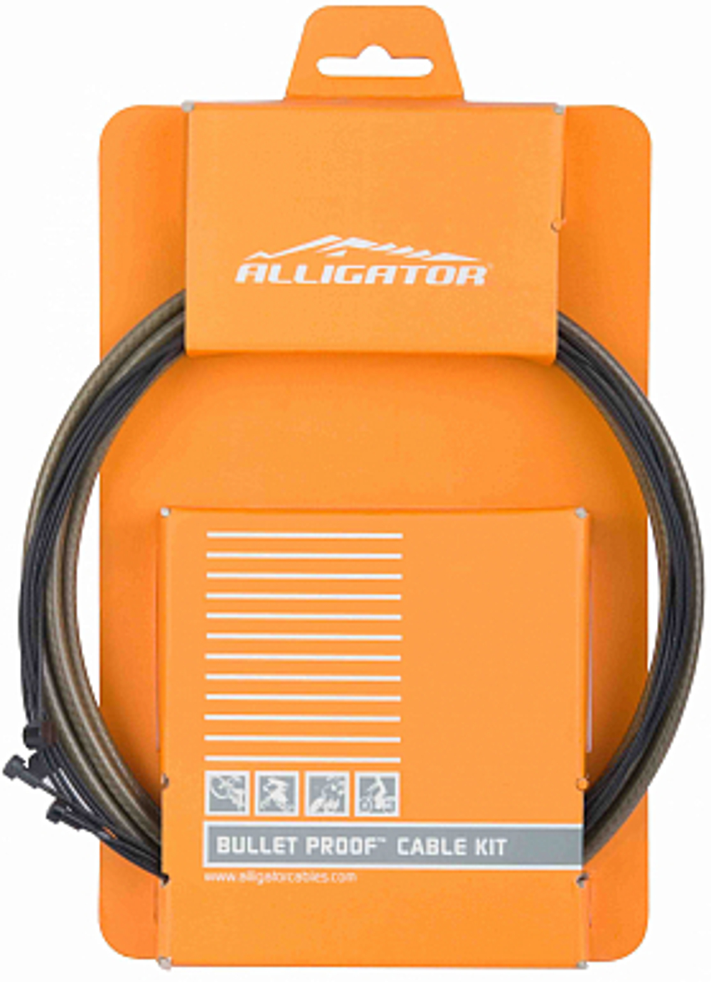 Комплект тросов тормоза с оболочкой и наконечниками LY-KSPTB ALLIGATOR