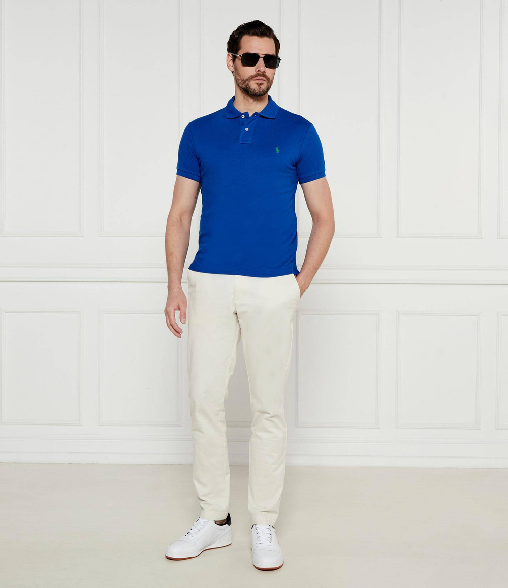 Поло Basic Mesh POLO RALPH LAUREN - голубой(710536856)