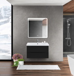 Тумба под раковину BelBagno Marino-Cer 70 MARINO-CER-700-2C-SO-NL-P подвесная Nero Lucido