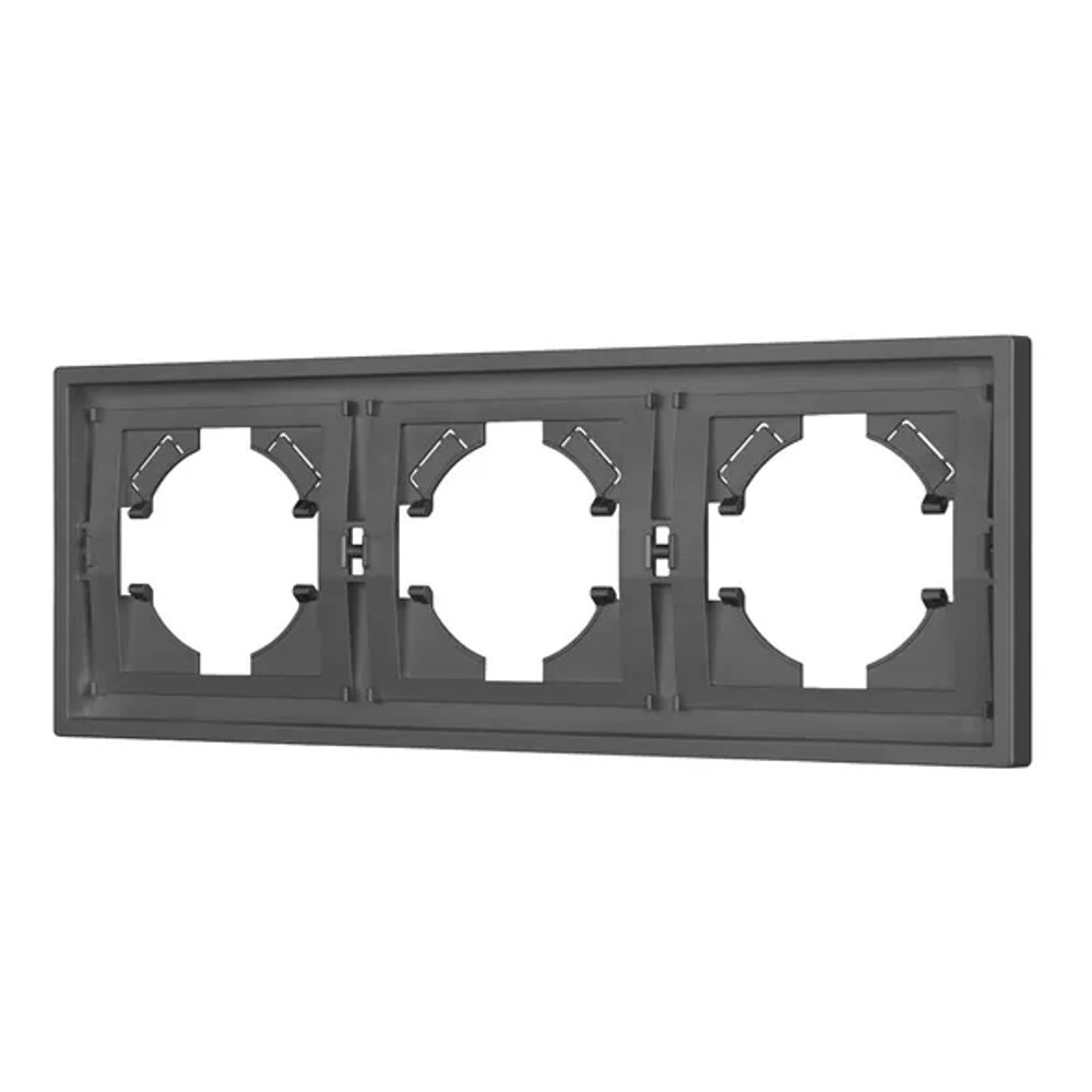 Рамка пластиковая FRM-TENDO-SFPL-3-GR (Arlight, -) 054652