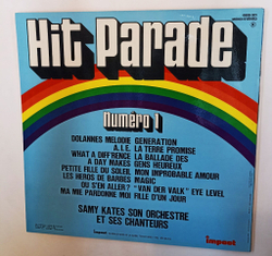 Винтажная виниловая пластинка LP Samy Kates Hit Parade Numero 1 (France 1975)