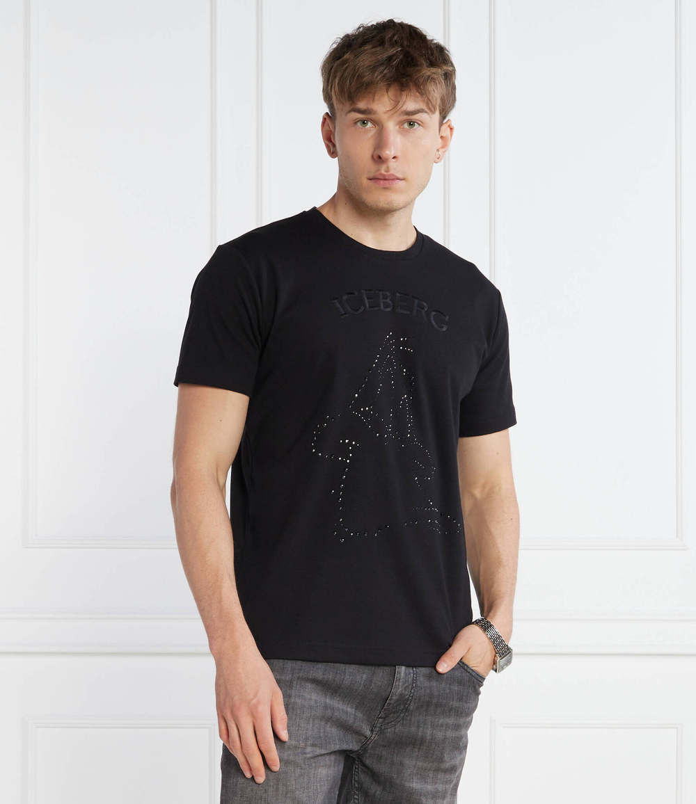 Футболка Iceberg - черный(235 I1P F02M 6307)