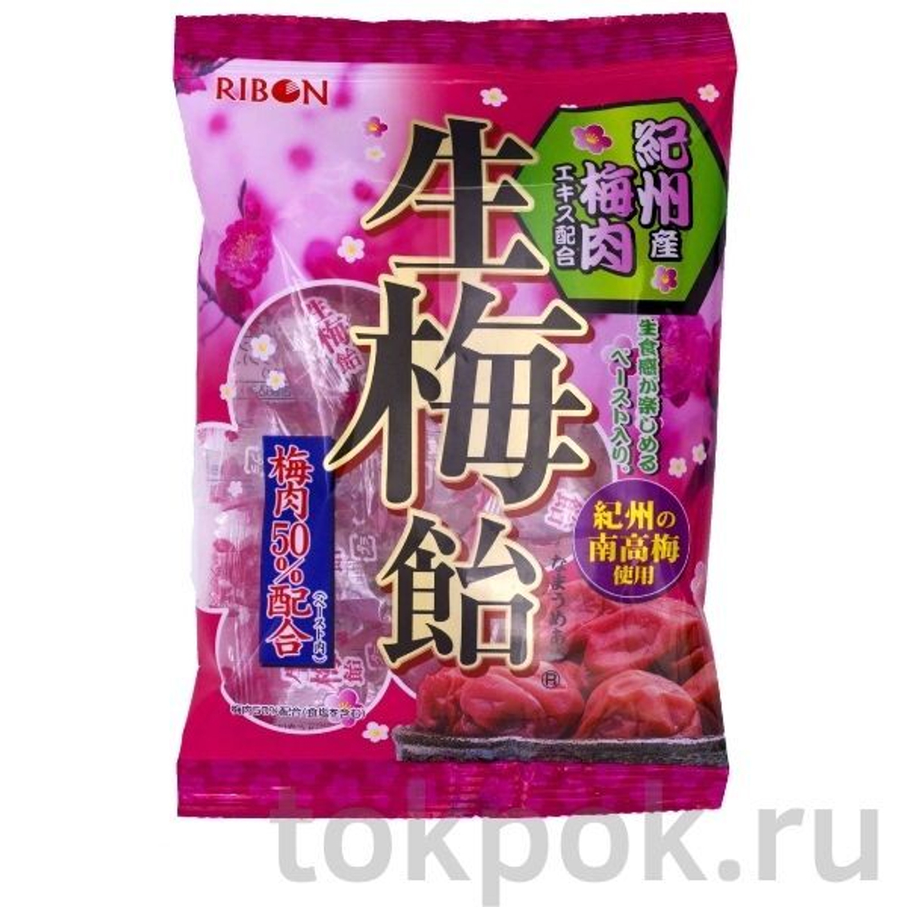 Карамель со вкусом сливы Ribon, 75 гр