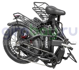 Электровелосипед Minako F10 Pro Dual (полный привод) фото 7