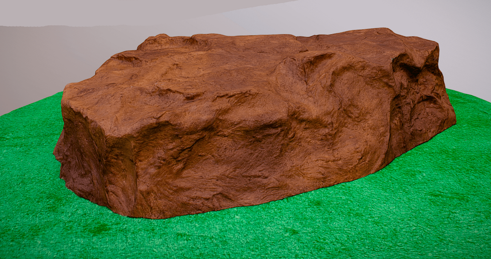 Декоративная крышка камень Люкс на люк D85/15 - Коричневый