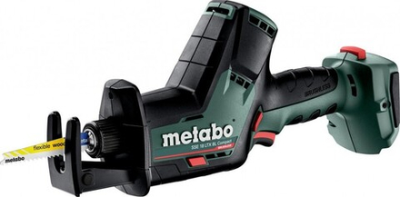 Пила сабельная аккумуляторная METABO SSE 18 LTX BL Compact без АКБ и ЗУ, кейс 602366840