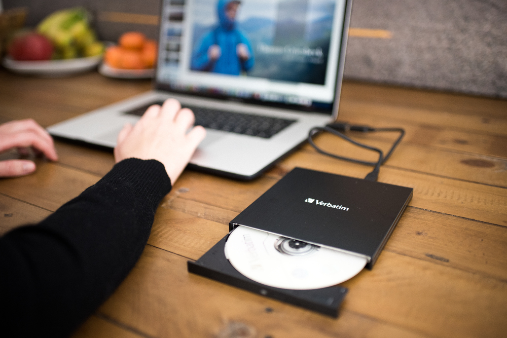 Привод внешний Verbatim External Slimline Blue-ray Writer USB-С 3.2 Gen 1