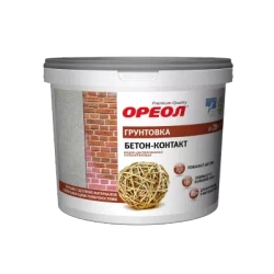 Грунт бетон-контакт водно-дисперсионный полиакриловый Ореол