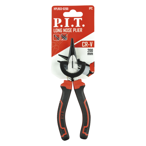 Длинногубцы P.I.T. 200 мм (HPLR03-0200) двухкомпонентные рукоятки