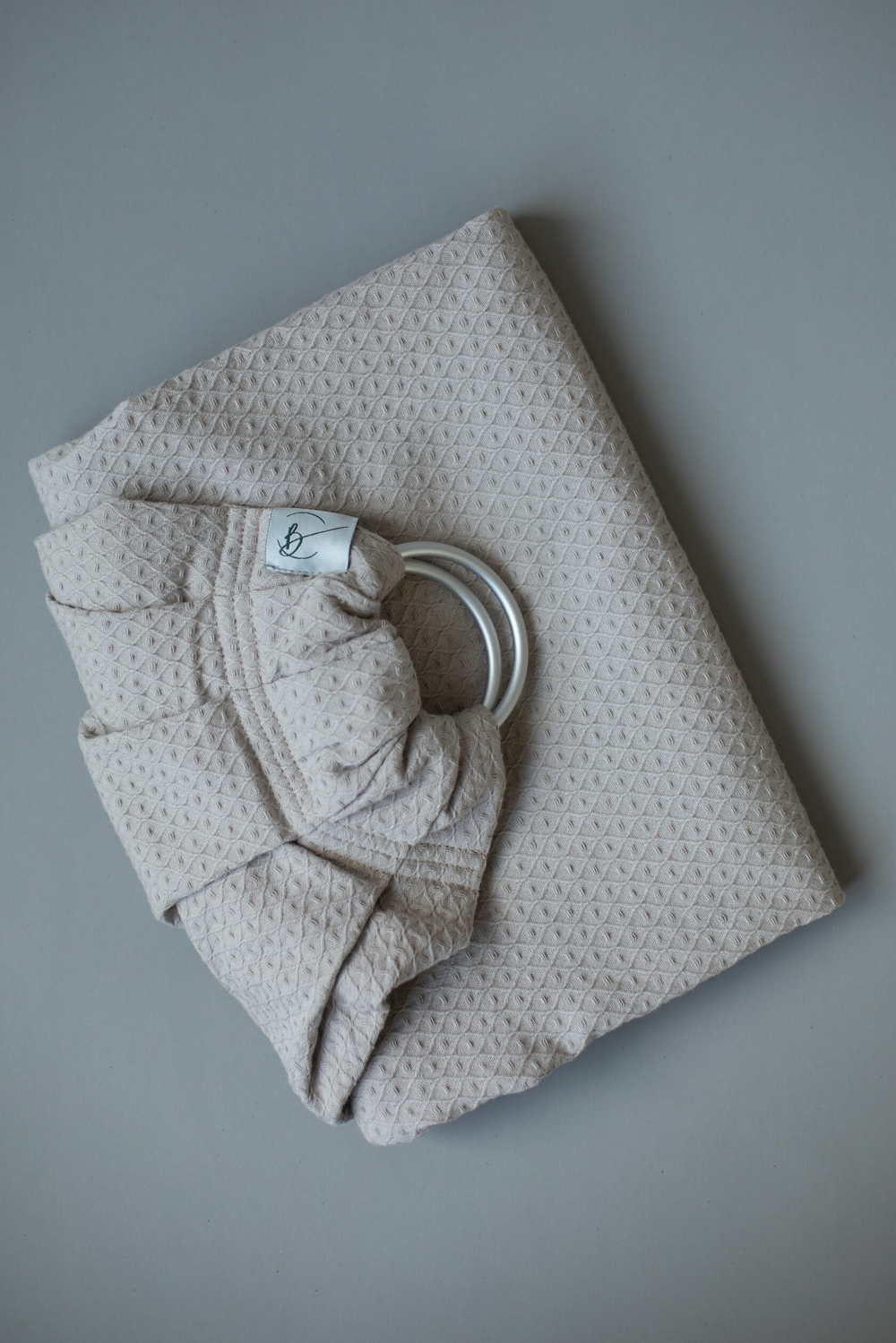 Тканый слинг на кольцах «Крепкие объятия», Какао