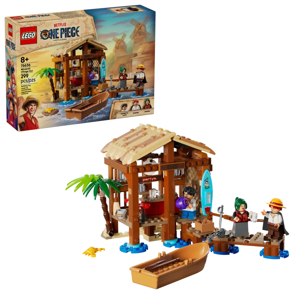 Конструктор LEGO One Piece 75636 Деревенская хижина с ветряной мельницей